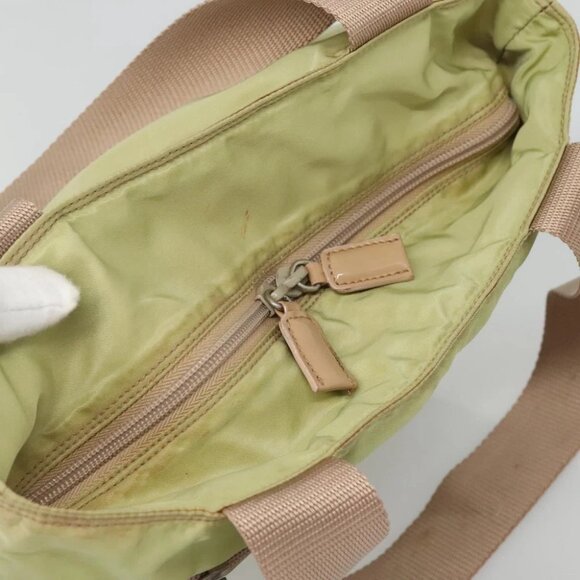 PRADA Tote Bag Nylon Light green Auth 127872 - Picture 7 of 14